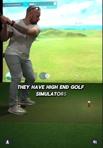 Chris Crowell enjoying a round of golf in Sackville